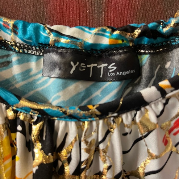 Yetts LA multi colored tank with chain straps - Picture 2 of 3